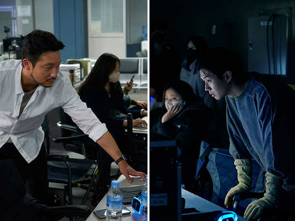A Killer Paradox: Choi Woo-shik and Son Suk-ku look intense in BTS pics from the show