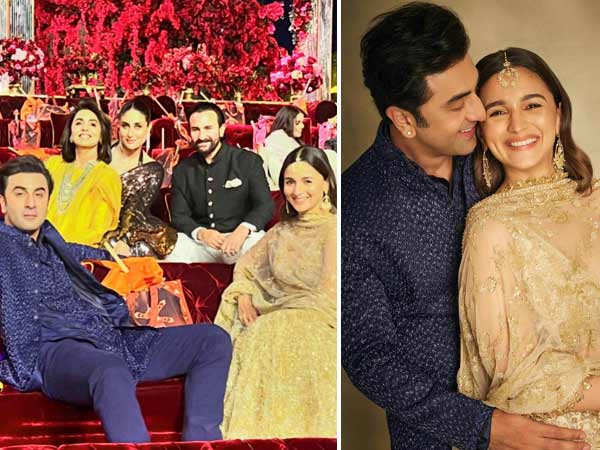 Alia Bhatt poses with Ranbir Kapoor and family, drops pics from Anant-Radhika’s pre-wedding bash