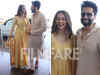 Newlyweds Rakul Preet Singh and Jackky Bhagnani get clicked at Goa airport. See pics: